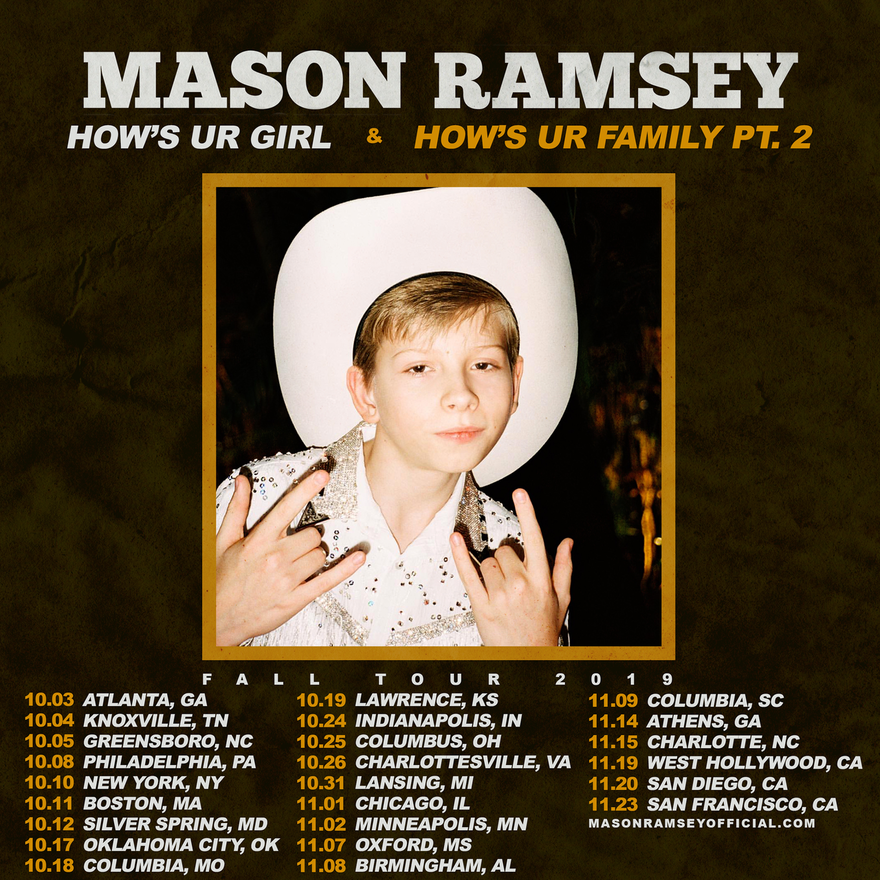 Mason Ramsey - HOW'S UR GIRL & HOW'S UR FAMILY PT. 2