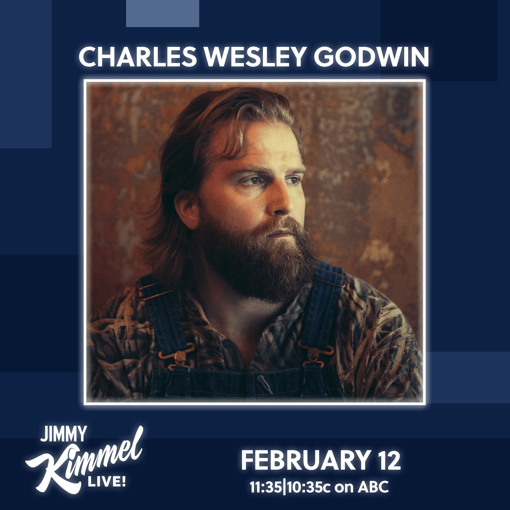 CHARLES WESLEY GODWIN SETS LATE NIGHT TV DEBUT ON ABC’S JIMMY KIMMEL