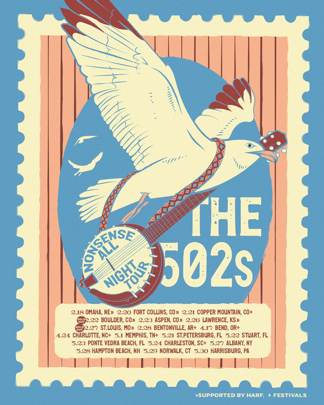 THE 502S ADD SPRING DATES TO HIGH-ENERGY NONSENSE ALL NIGHT TOUR